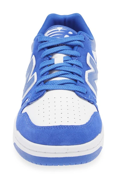 Shop New Balance 480 Sneaker In Marine Blue/ White