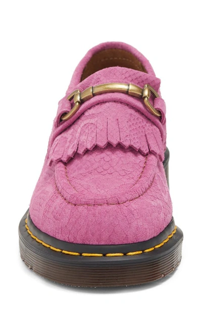 Shop Dr. Martens' Gender Inclusive Adrian Snaffle Platform Loafer In Thrift Pnk