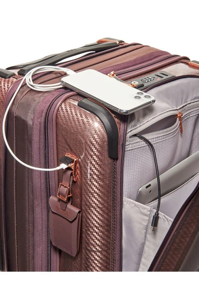 Tumi Tegra Lite International Carry On Expandable Spinner Suitcase In Blush