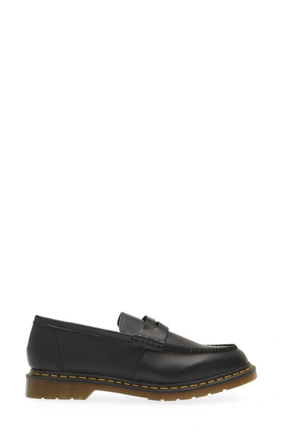 Shop Dr. Martens' Penton Penny Loafer In Black Smooth