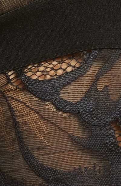 Kilo Brava Longline Lace Bralette In Black