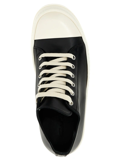 Shop Rick Owens Low Sneaks Sneakers White/black