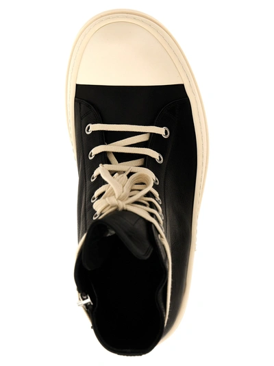 Shop Rick Owens Mega Bumper Sneakers White/black