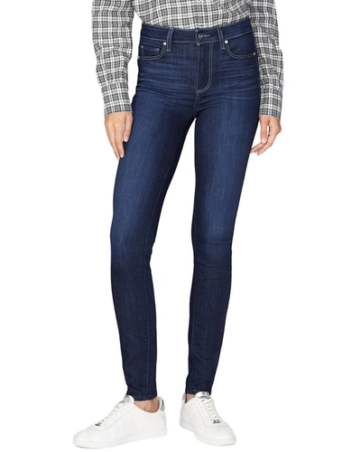 Shop Paige Denim Hoxton Hepburn High-rise Ultra Skinny Jean In Blue