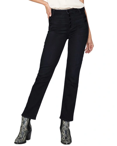 Shop Paige Denim Emmie Vela Super High Rise Ankle Jean In Black