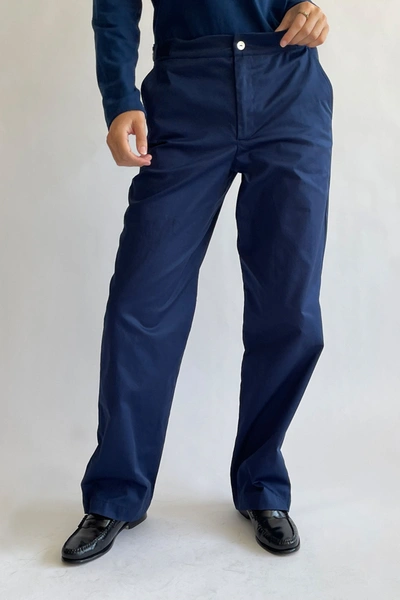 Shop Donni Chino Pant In Blue