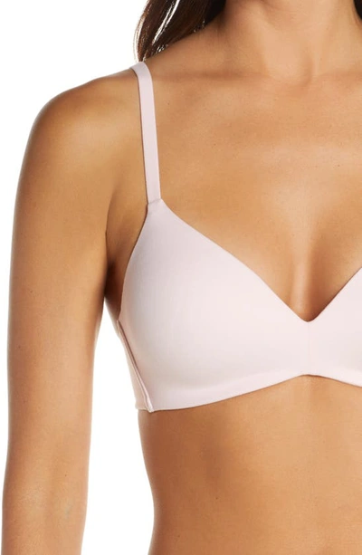 Shop Wacoal How Perfect Wire Free T-shirt Bra In Pink Chalk