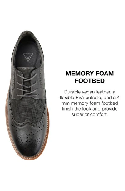 Vance Co. Warrick Wingtip Derby In Grey