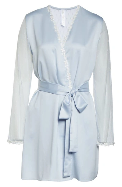 Shop Flora Nikrooz Showstopper Robe In Artic Ice