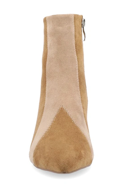 Journee Collection Lusinda Bootie In Brown