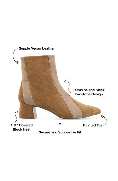 Journee Collection Lusinda Bootie In Brown