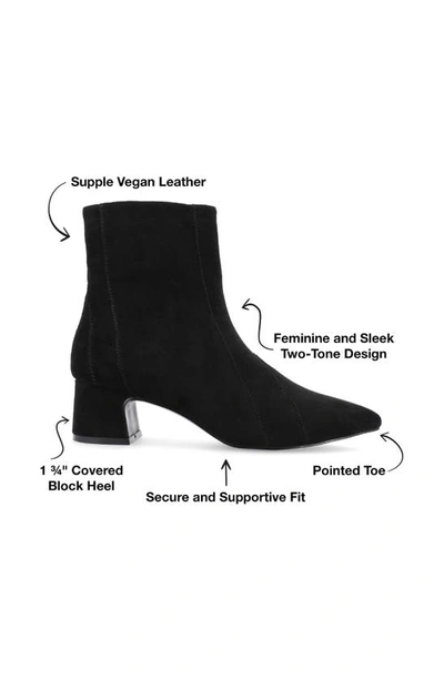 Journee Collection Lusinda Bootie In Black