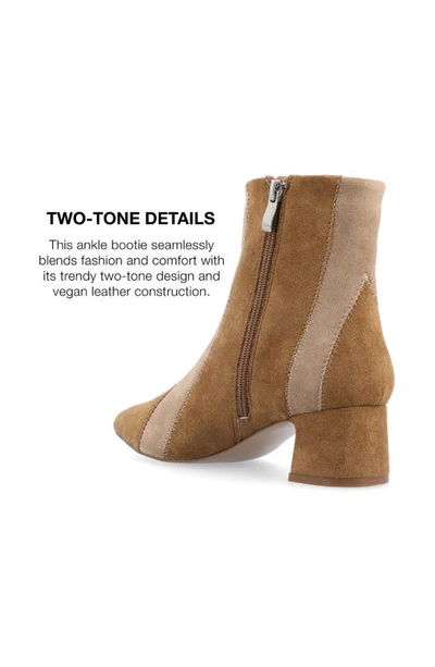 Journee Collection Lusinda Bootie In Brown