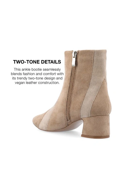 Journee Collection Lusinda Bootie In Taupe