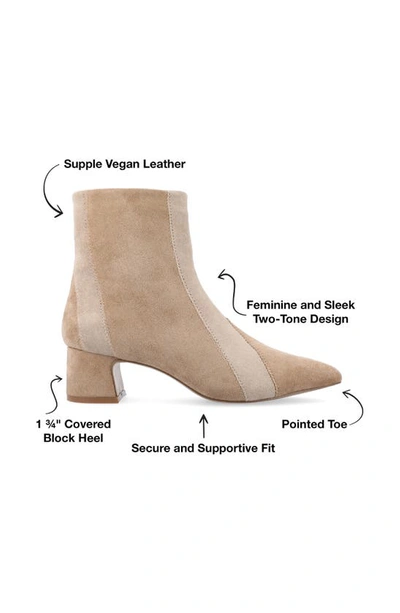 Journee Collection Lusinda Bootie In Taupe