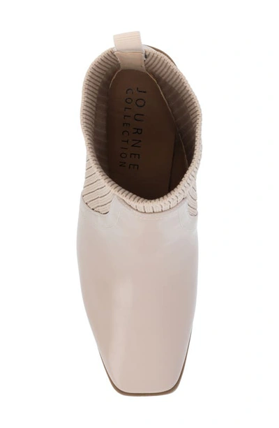 Journee Collection Harlowe Knit Bootie In Taupe