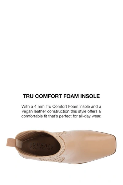 Journee Collection Harlowe Knit Bootie In Tan
