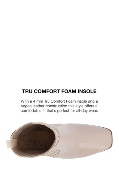 Journee Collection Harlowe Knit Bootie In Taupe