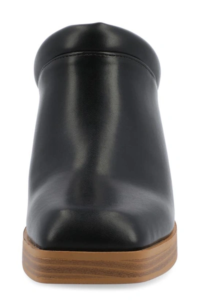 Journee Collection Izara Platform Mule In Black