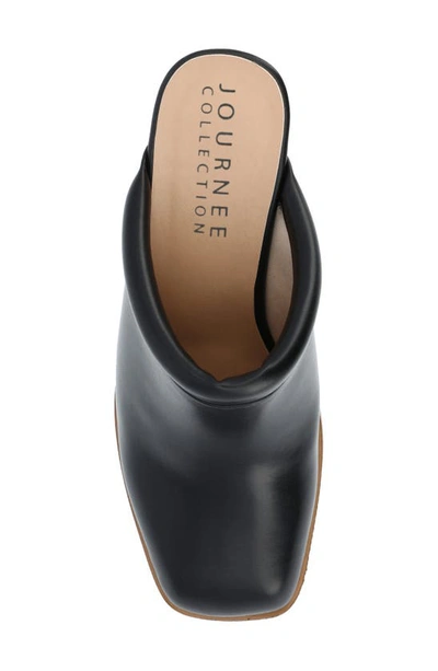Journee Collection Izara Platform Mule In Black