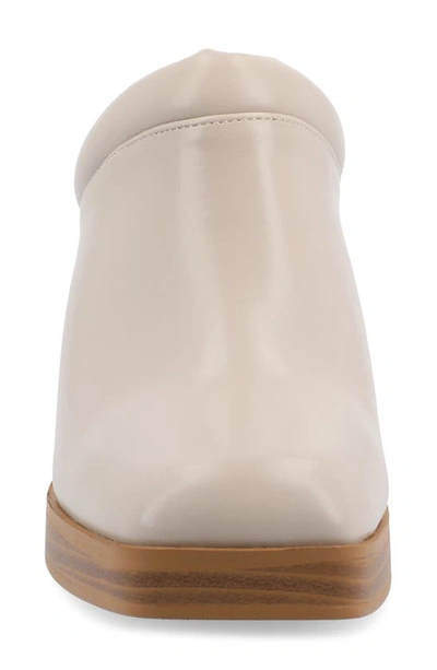 Journee Collection Izara Platform Mule In Stone