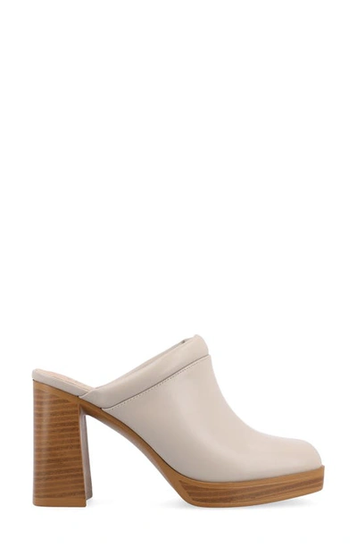 Journee Collection Izara Platform Mule In Stone