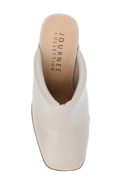 Shop Journee Collection Izara Platform Mule In Stone