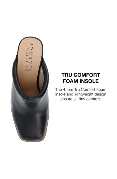 Journee Collection Izara Platform Mule In Black