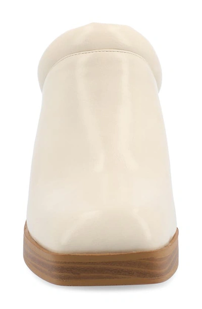 Journee Collection Izara Platform Mule In Bone