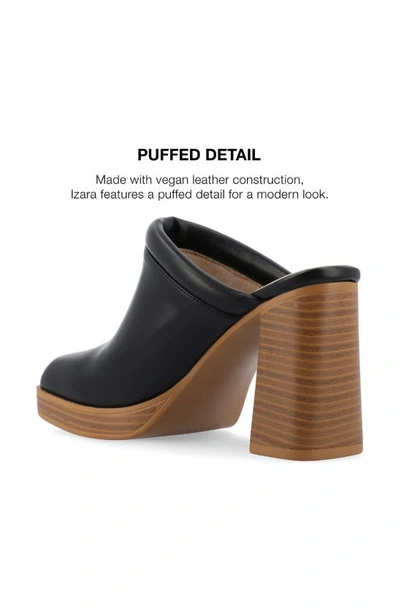 Journee Collection Izara Platform Mule In Black