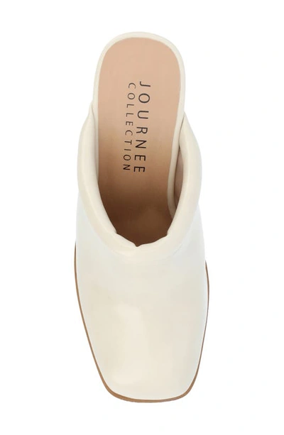 Shop Journee Collection Izara Platform Mule In Bone