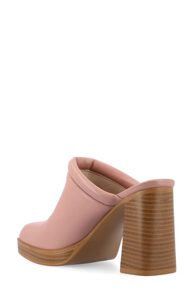 Journee Collection Izara Platform Mule In Rose