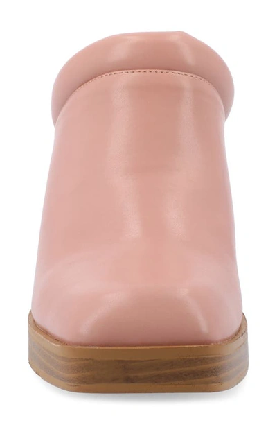 Journee Collection Izara Platform Mule In Rose