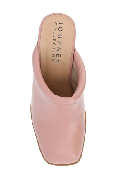 Journee Collection Izara Platform Mule In Rose