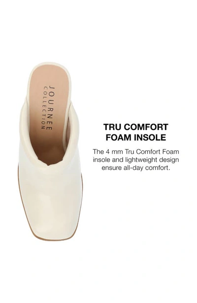 Journee Collection Izara Platform Mule In Bone