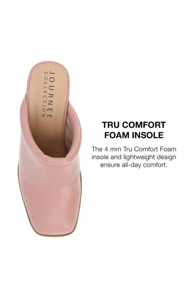 Journee Collection Izara Platform Mule In Rose