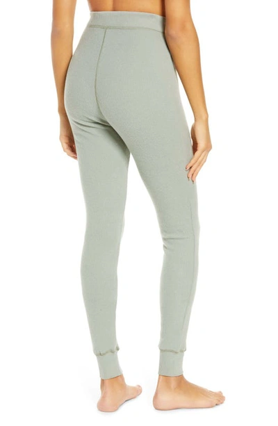 Shop Skims Waffle Leggings In Mineral