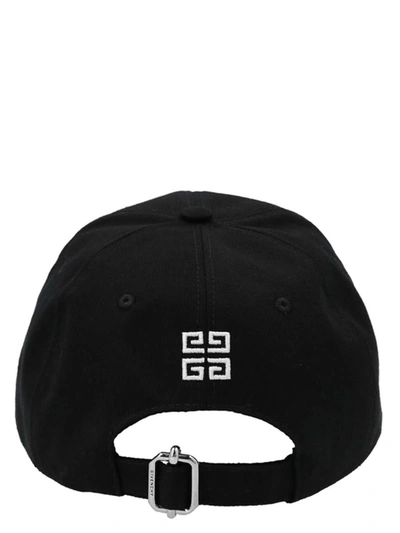 Shop Givenchy 'curved' Cap In Black