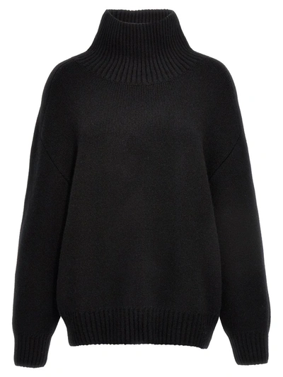 Shop Khaite 'landen' Sweater In Black