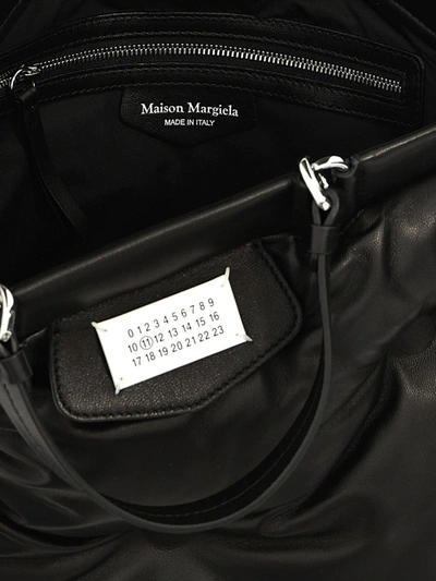 Shop Maison Margiela 'glam Slam' Medium Shopper In Black
