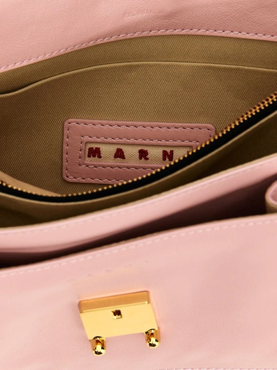 Shop Marni 'trunk' Medium Shoulder Bag In Multicolor
