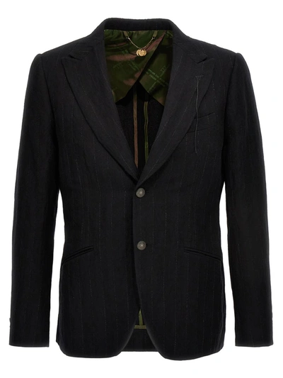Shop Maurizio Miri 'keanu' Blazer In Black