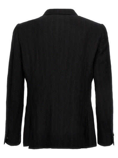 Shop Maurizio Miri 'keanu' Blazer In Black