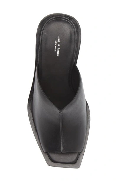 Shop Rag & Bone Santiago Wedge Slide Sandal In Black