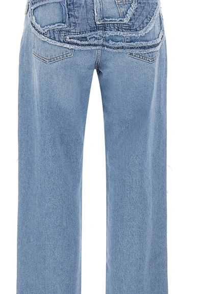 Shop Diesel "d-ark 0hlac Straight" Jeans In Blue