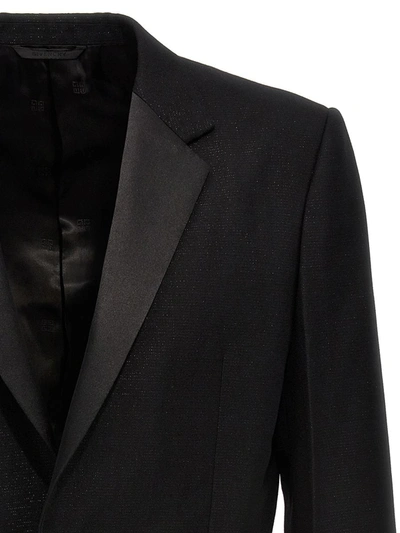 Shop Givenchy Blazer 'evening Tuxedo' In Black