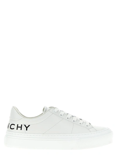 Shop Givenchy City Sport Sneakers In White/black