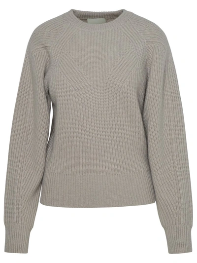 Shop Isabel Marant 'baptista' Ivory Cashmere Blend Sweater In Beige