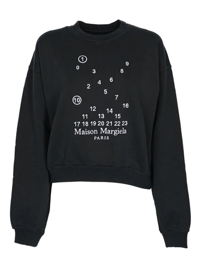 Shop Maison Margiela Sweatshirt Clothing In Black