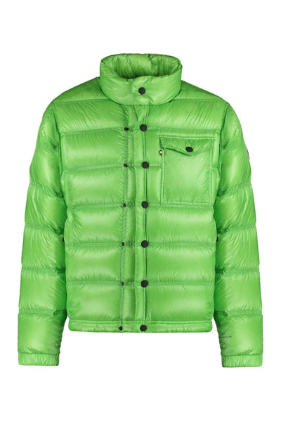 Shop Moncler Grenoble Raffort Short Down Jacket In Green